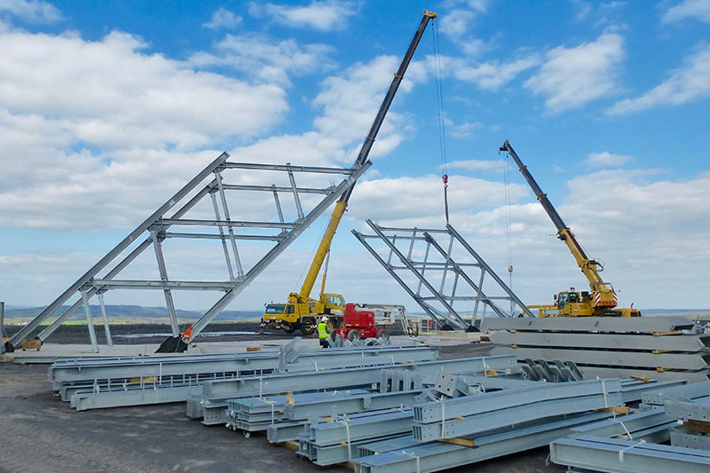 2016 wurde das Saarpolygon auf der Halde Duhamel in Ensdorf gebaut