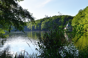 Im Zentrum des Naherholungsgebietes der Itzenplitzer Weiher im Schiffweiler Ortsteil Heiligenwald