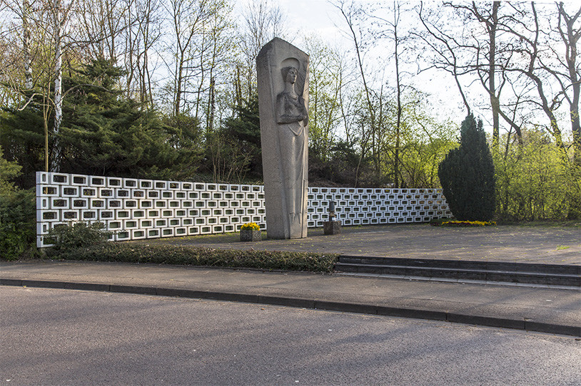 Das Denkmal für die 299 Toten des Grubenunglücks vom 7. Februar 1962 in Luisenthal