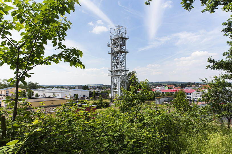 Gewerbegebiet auf dem Gelände der ehemaligen Grube Dilsburg in Heusweiler
